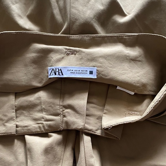 Zara Womans Tan Khaki Pants - Picture 2 of 6